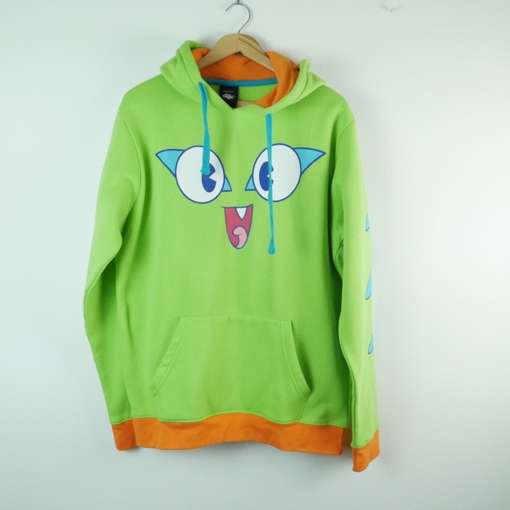 Blizzard JINX Happy Murloc Hoodie Mens XL World of Warcraft Gaming Chungus Cute